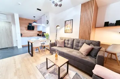 Część wypoczynkowa w obiekcie LAGUNA Apartament Polanica Residence 39 SPA