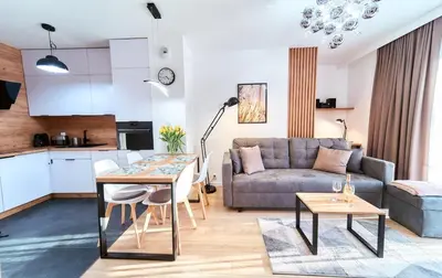 Kuchnia lub aneks kuchenny w obiekcie LAGUNA Apartament Polanica Residence 39 SPA
