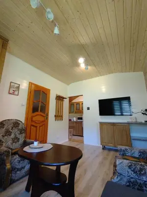 Kuchnia lub aneks kuchenny w obiekcie Zielona Chatka