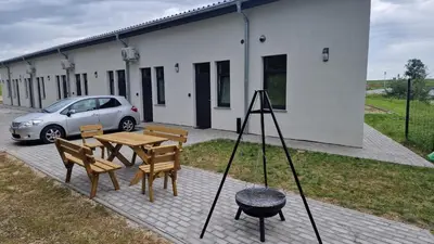 Budynek, w którym mieści się hostel