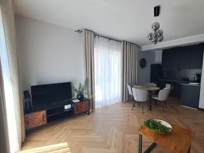 Telewizja i/lub zestaw kina domowego w obiekcie Apartament Come in
