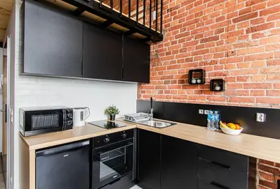 Kuchnia lub aneks kuchenny w obiekcie 4B Loft City Centre