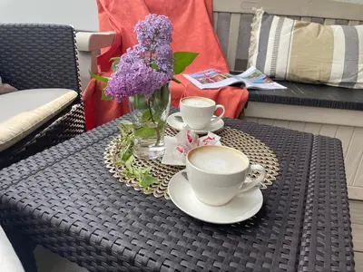Zestaw do parzenia kawy i herbaty w obiekcie Apartament - jak w domu - 130m2 z Tarasem i ogródkiem