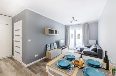 Część wypoczynkowa w obiekcie Superior City Centre Apartment