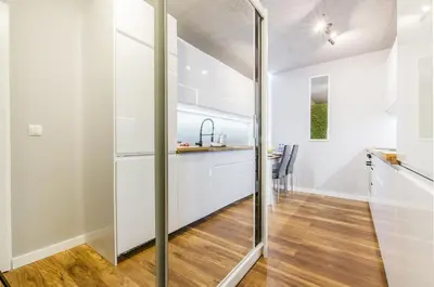 Plan piętra w obiekcie Brown Deluxe Apartment