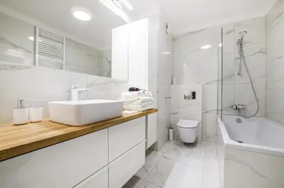Łazienka w obiekcie Brown Deluxe Apartment
