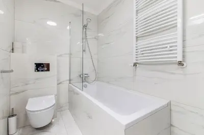 Łazienka w obiekcie Brown Deluxe Apartment