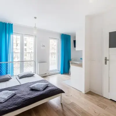 Blue Apartment with a terrace