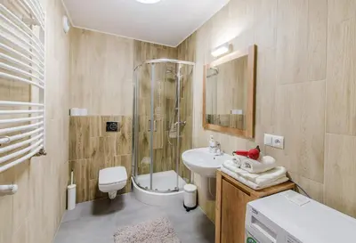 Łazienka w obiekcie Orange Studio Cozy & New Apartment near Rynek