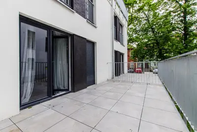 Budynek, w którym mieści się apartament