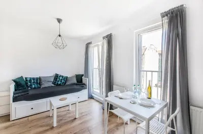 Część wypoczynkowa w obiekcie Grey 2 Apartment