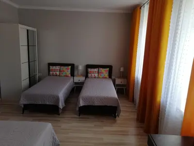 Łóżko lub łóżka w pokoju w obiekcie Mieszkanie Sławięcice