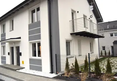 Budynek, w którym mieści się apartament