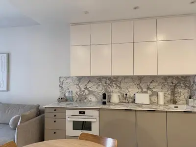 Kuchnia lub aneks kuchenny w obiekcie Luxury Art Apartment Wrocław