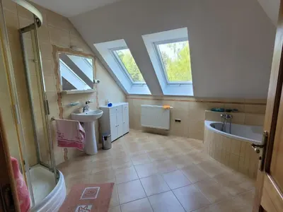 Łazienka w obiekcie Bukowinka - dom pod lasem