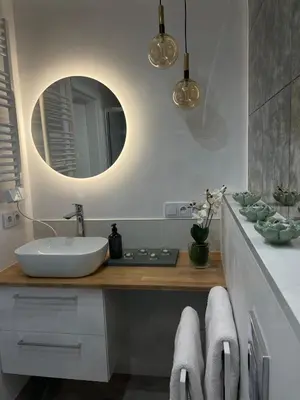 Łazienka w obiekcie Dobków 42 Hill