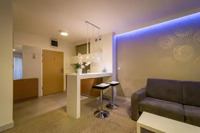 Część wypoczynkowa w obiekcie Rest Apartments