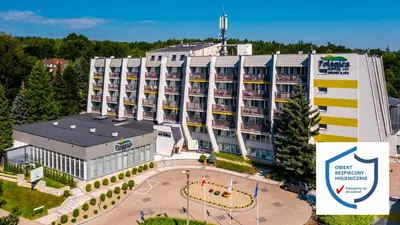 Budynek, w którym mieści się hotel