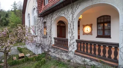 Ogród w obiekcie Wrzos & Belvedere