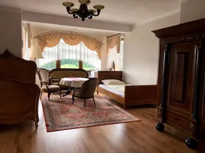 Część wypoczynkowa w obiekcie Willa Na Wzgórzu Wandy