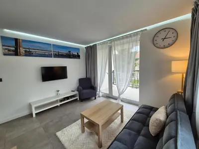 Telewizja i/lub zestaw kina domowego w obiekcie Villa Rico - Kalno