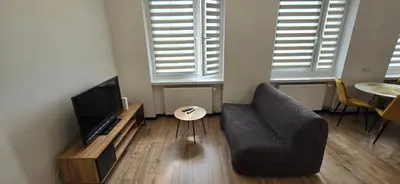 Telewizja i/lub zestaw kina domowego w obiekcie Apartament Typu Studio - TG