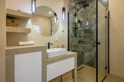Łazienka w obiekcie RentPlanet - Apartamenty Bernardyńska