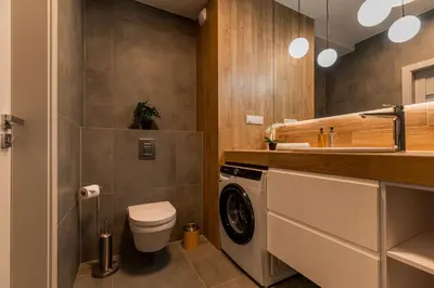 Łazienka w obiekcie RentPlanet - Apartamenty Bernardyńska