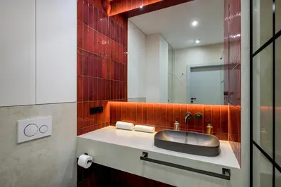 Łazienka w obiekcie RentPlanet - Apartamenty Bernardyńska