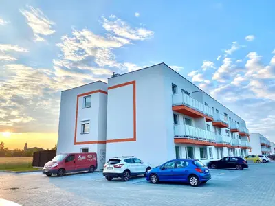 Budynek, w którym mieści się apartament