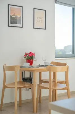 Plan piętra w obiekcie Air-conditioned Modern Studio with Parking in the Centre of Wroclaw by Noclegi Renters