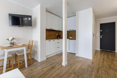 Kuchnia lub aneks kuchenny w obiekcie Central Wroclaw Apartment - Old Town - Swidnicka street