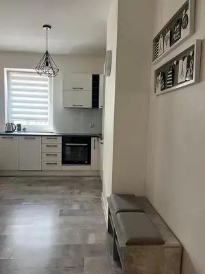 Kuchnia lub aneks kuchenny w obiekcie Apartament LUCA z balkonem