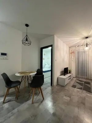 Część wypoczynkowa w obiekcie Apartament LUCA z balkonem