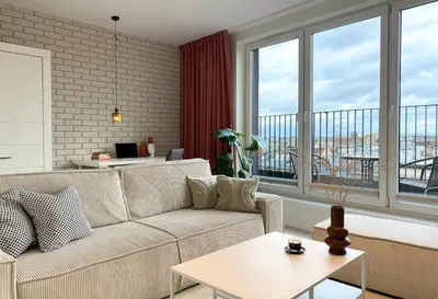 Część wypoczynkowa w obiekcie apartamenty-wroc Kurkowa 14