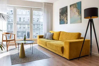 Część wypoczynkowa w obiekcie apartamenty-wroc Kurkowa 14