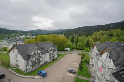 Widok na góry z tego apartamentu