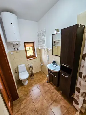 Łazienka w obiekcie Domki U Tarnawy