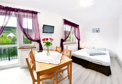 Łóżko lub łóżka w pokoju w obiekcie Villa Valle Verde