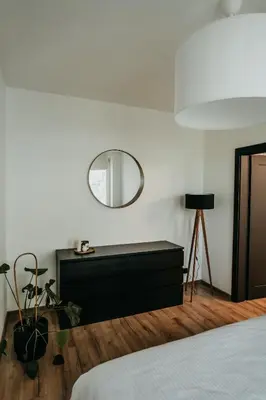 Łóżko lub łóżka w pokoju w obiekcie Castle Lakes - Apartamenty