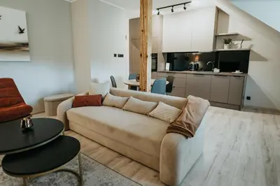 Kuchnia lub aneks kuchenny w obiekcie Castle Lakes - Apartamenty