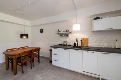 Kuchnia lub aneks kuchenny w obiekcie Apartament Biały