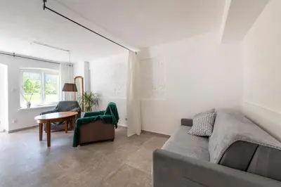 Część wypoczynkowa w obiekcie Apartament Biały