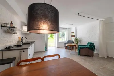 Kuchnia lub aneks kuchenny w obiekcie Apartament Biały