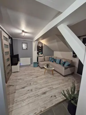 Część wypoczynkowa w obiekcie Apartament Z Widokiem Na Wieżę