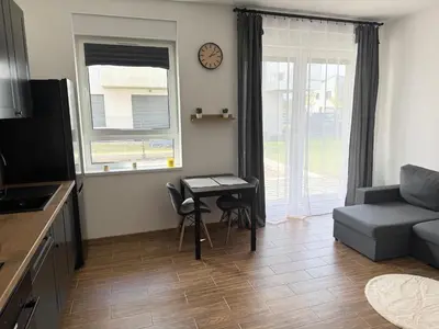 Część wypoczynkowa w obiekcie Apartment Eukaliptus
