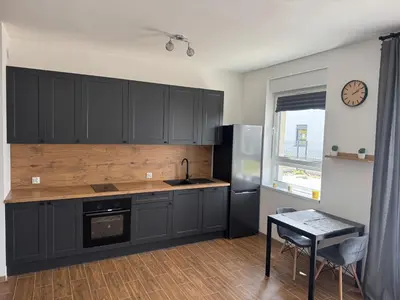 Kuchnia lub aneks kuchenny w obiekcie Apartment Eukaliptus