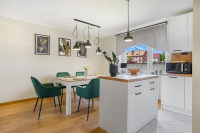 Kuchnia lub aneks kuchenny w obiekcie Apartament u Agi 2