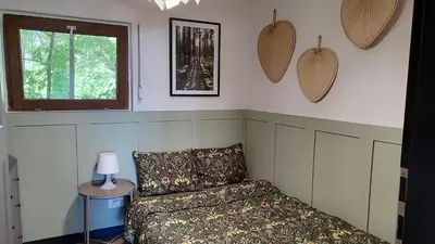 Łóżko lub łóżka w pokoju w obiekcie Apartament Turawa