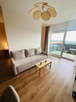 Część wypoczynkowa w obiekcie Green Flat